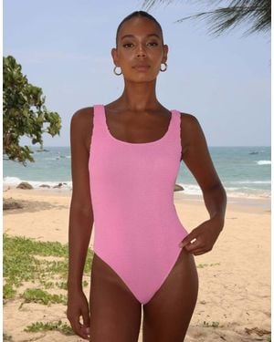 Moda Minx Scrunch Scoop Swimsuit - Pink