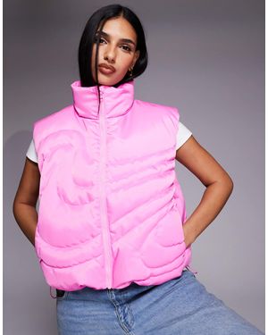Nike Swoosh Series Oversized Down Vest - Pink