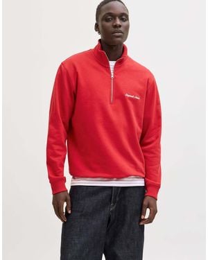 Jack & Jones Half Zip - Red