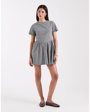ONLY V-waist Detail Mini Dress - Black