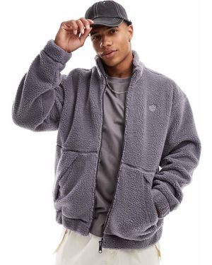 adidas Originals Premium Essentials Polar Fleece Full-Zip Sweatshirt - Blue
