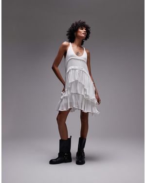 AllSaints – cavarly – minikleid - Grau