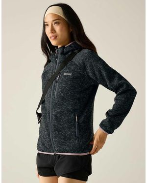 Regatta Polar Con Capucha Y Cremallera Para Mujer Newhill De - Azul