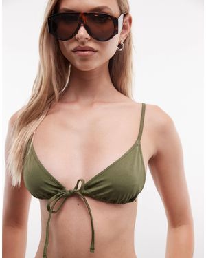 Weekday Triangle Bikini Top - Green