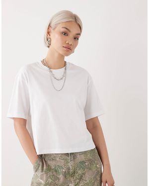 Collusion Boxy Short Sleeve T-shirt - White