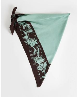 TOPSHOP Gürtel mit blumenmuster - Grün
