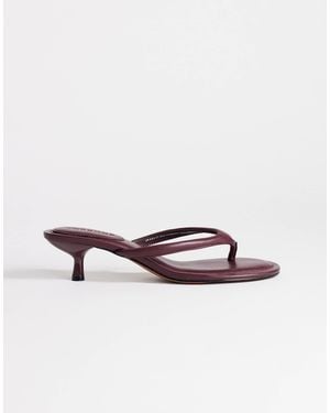 TOPSHOP Axel Toe Thong Mid Heel Sandals - Multicolour