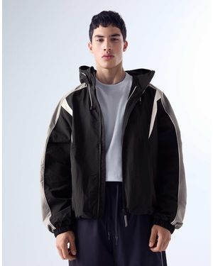 Bershka – funktionsjacke - Blau