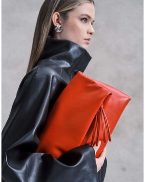 ASOS Elongated Clutch Bag - Grey