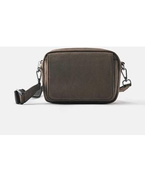 Pull&Bear Borsa A Tracolla Taupe - Marrone