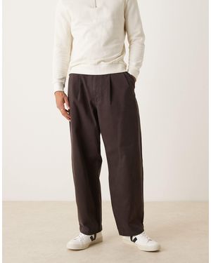 ASOS Loose Straight Pants - Natural
