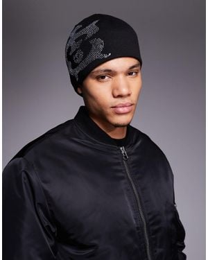 ICECREAM Crystal Beanie - Black