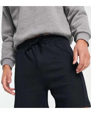 VAI21 Pantalones Cortos Negros De Canalé De - Gris