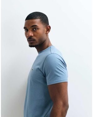 Lacoste T-Shirt Met Korte Mouwen En Logo - Blauw