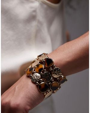 TOPSHOP Bella 3 Pack Bracelets - Gray