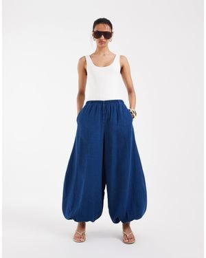 ASOS Soft Denim Balloon Jeans - Blue