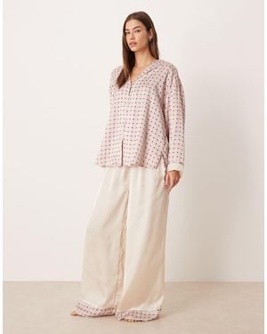 Free People Dreamy Days Pyjama Set - Natural