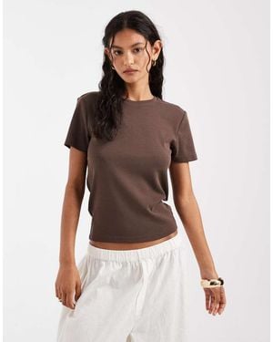 ONLY T-shirt - Brown