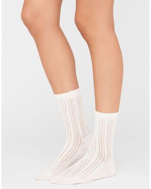 Calzedonia Openwork Socks - White