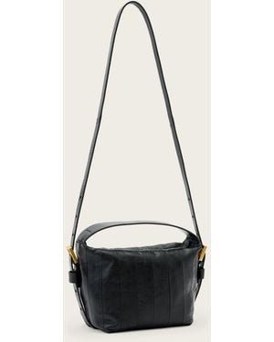 AllSaints Vega Panelled Leather Purse - White