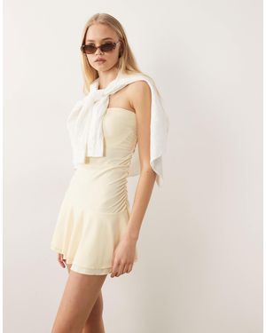 Cotton On – hold me – schlauchminikleid - Natur