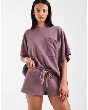 Free People Staycation Sleep Shorts - Purple