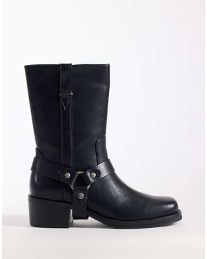 ASOS Stivaletti Neri Con Dettagli - Blu