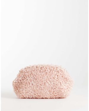 ASOS Ruffle Clutch Bag - Pink