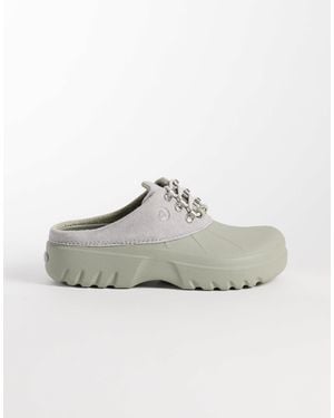 Crocs™ Axle Suede Mules - White