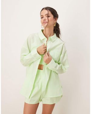 Nike Chill Poplin Oversized Shirt - Green