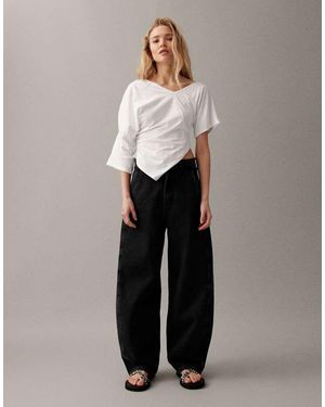 ARKET Endive Barrel Fit Jeans - Natural