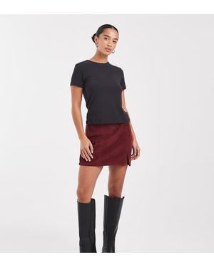 Only Petite Rok Van Corduroy - Rood