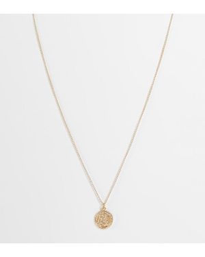 Reclaimed Vintage Unisex St Christopher Necklace - Metallic