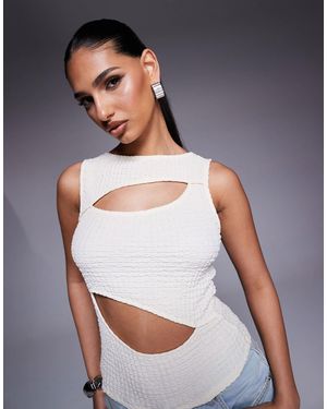 ASOS – strukturiertes tanktop - Grau