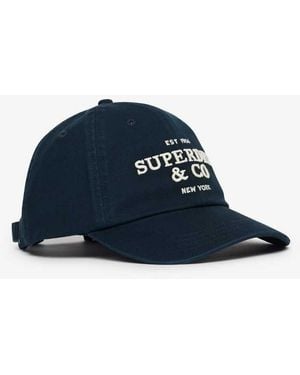 Superdry Company Logo Baseball Cap - Blue