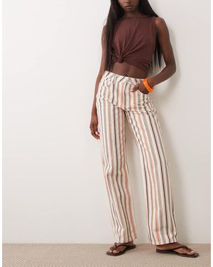 ASOS Asos Deisgn Straight Jeans - Natural