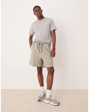 ASOS Short texturé oversize - Neutre