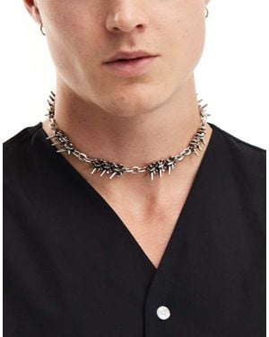 ASOS Vertebrae Chain Necklace - Black