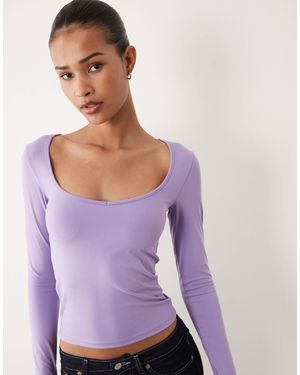 Cotton On Sweetheart Long Sleeve - Purple