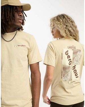 Berghaus Dean Street Lhotse Zine Back Print T-Shirt - Natural