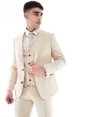 ASOS Giacca Da Abito Skinny Color Pietra - Neutro