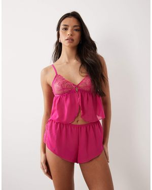 Ann Summers Floral Fling Cami Set - Red