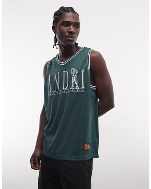 AND1 Basketball Logo Vest - Blue