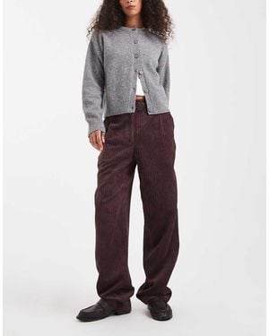 ASOS Corduroy Broek Met Smalle Pijpen - Paars