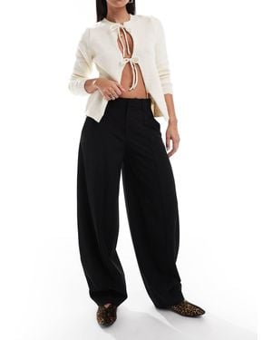 Stradivarius – str – elegante hose - Schwarz