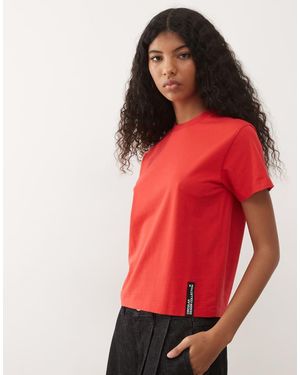Collusion Circular Design Collection Heavyweight Tee - Red