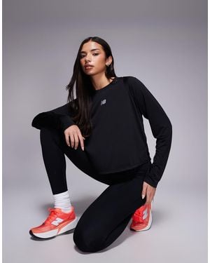 New Balance Infinity Propel Long Sleeve Top - Black