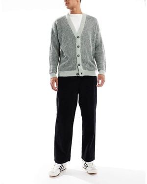 ASOS Oversized Tapered Pull On Trousers - Grey