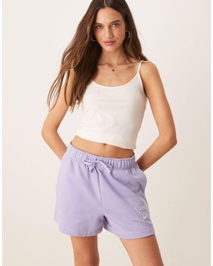 Nike Club Fleece Retro Logo Shorts - Purple