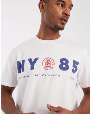 Tommy Hilfiger 1985 Logo Relaxed Fit T-Shirt - White